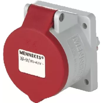 MENNEKES Tomada CEE para montagem em painel 5x16A 3385 TwinCONTACT 400V IP44 reta 3385 (3385)