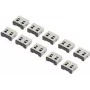 Bloqueador de porta USB Renkforce rf-USBBlocker-02 pack de 10, prateado