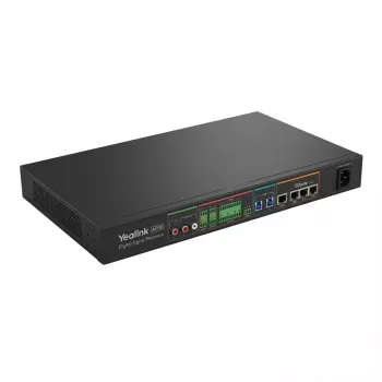 Processador de sinal digital Yealink MSFT AP08 Dante — processador de áudio de rede para conferências