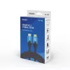 Cabo HDMI Savio CL-142 v2.1 1,8 m, HDMI Type-A macho–macho, contactos dourados, preto/azul