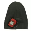 Gorro aquecido Glovii GC2B com bateria – Poliéster preto
