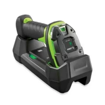 Zebra DS3678-XR: robusto, leitor de imagem de área, alcance alargado (SE58), sem fios, FIPS, mira laser verde, verde industrial, motor de vibração
