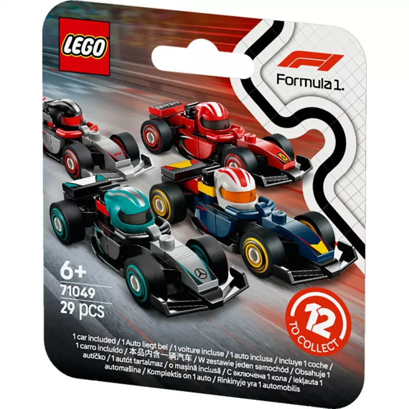 LEGO Minifigures 71049 Carros de corrida F1, de coleção, artigo sortido
