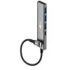 Hub USB slim de 4 portas Goobay USB-C para/USB-A 5 Gbit/s - -Plug> 1x (76562)