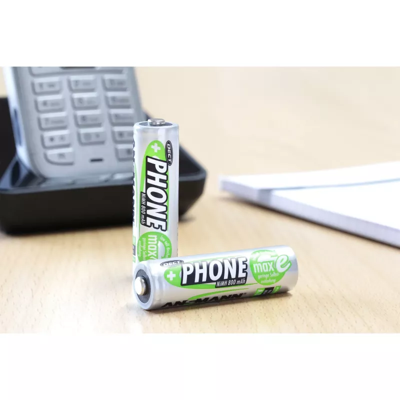 Pilha Ansmann blister 2 X DECT bateria AA 800mAh