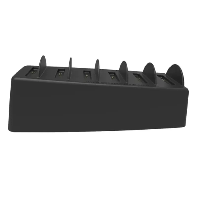 Carregador DuraCase 6 baías - Estação de carregamento para leitor de códigos de barras - Europa - para DuraScan D800, D840, D860 (AC4194-2204)