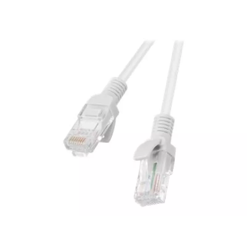Cabo de rede LANBERG Cat5e U/UTP RJ-45 para RJ-45 20 m cinzento, 26 AWG, condutor CCA