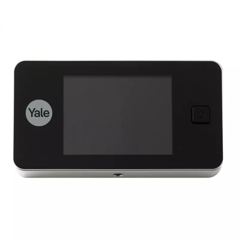 Óculo mágico digital Yale 45-0500-1432-00-6011 — LCD 8,13 cm, ângulo de visão 105°, ângulo 110°, preto, 2×AAA