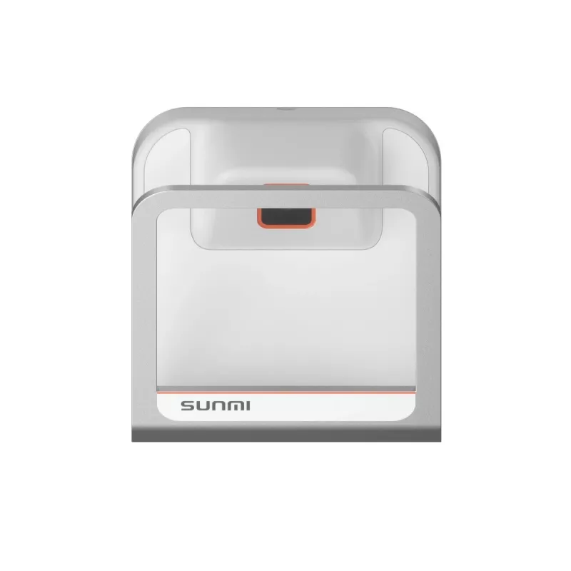 Leitor de códigos portátil SUNMI Blink 2 USB-A branco – leitor de códigos de barras, ligação USB-A, portátil