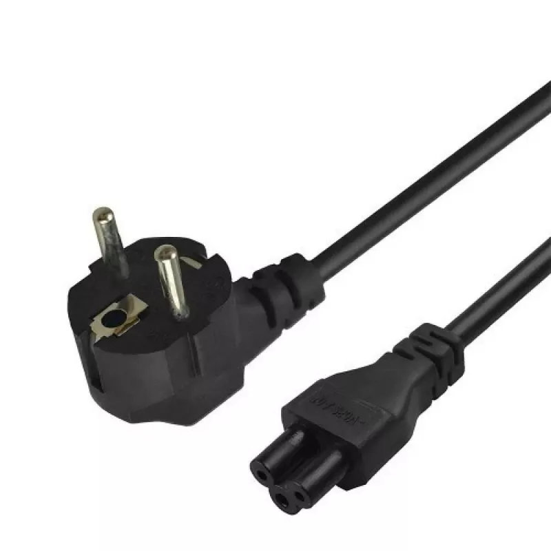 Savio CL-158 cabo de alimentação IEC C5 para ficha C/E/F, 3 m, preto