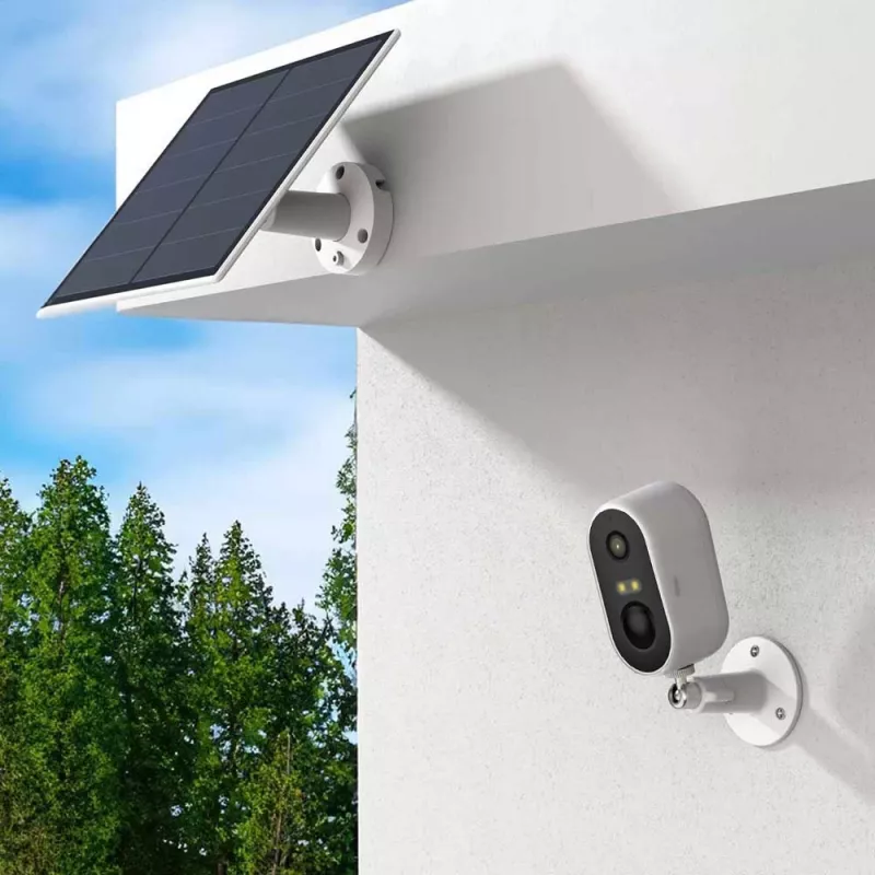Câmara de vigilância Arenti GO1 com painel solar SP2 sem fios HD