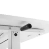 Secretária ajustável em altura manualmente Ergo Office, máx. 40 kg, altura máx. 117 cm, com tampo para trabalho de pé e sentado, ER-401 W