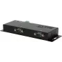 Servidor de dispositivos série Exsys EX-6122-2 — Ethernet para 2× RS-232/422/485, requer alimentação 12V/3A