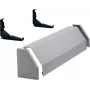 Calha de cabos Hager 2 vias RAL7035 FZ352