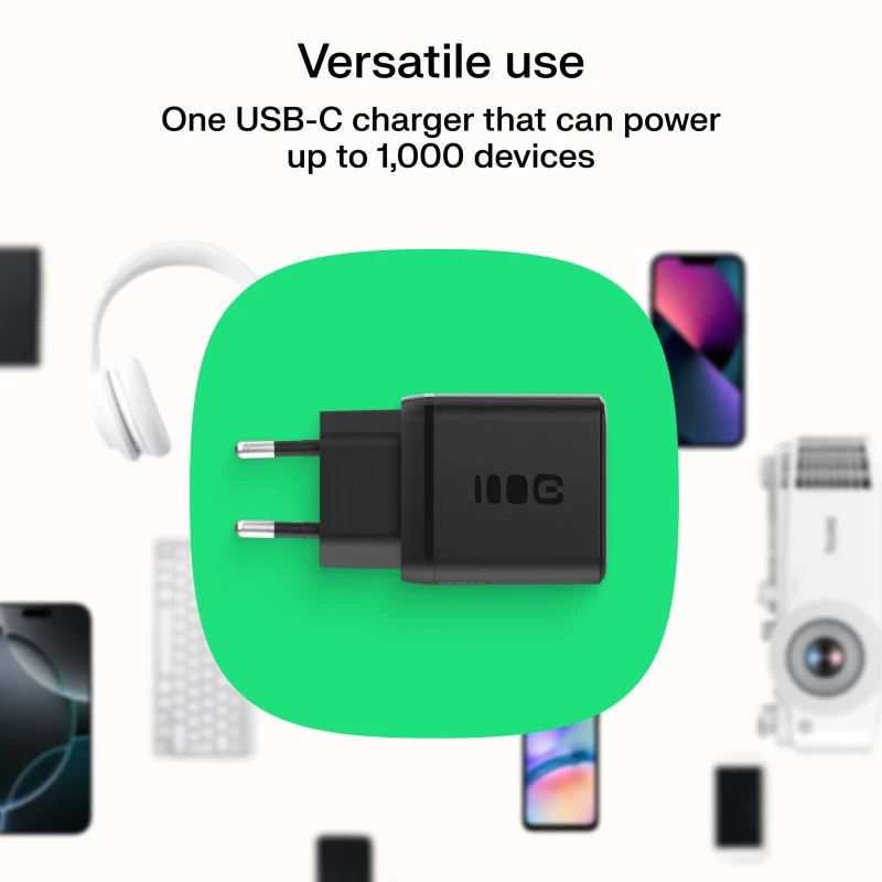 Carregador Green Cell PowerSource Duo30 – 1× USB-A, 1× USB-C, 3A