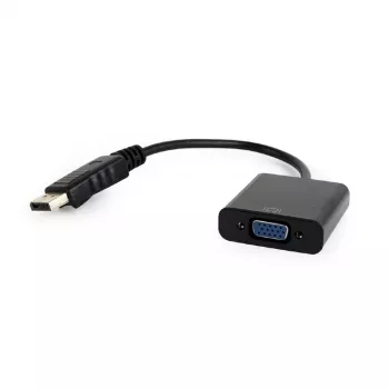 Adaptador DisplayPort para VGA preto