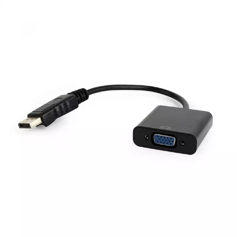 Adaptador DisplayPort para VGA preto