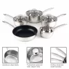 Conjunto de panelas Russell Hobbs BW06572EU72 — 5 peças em aço inoxidável