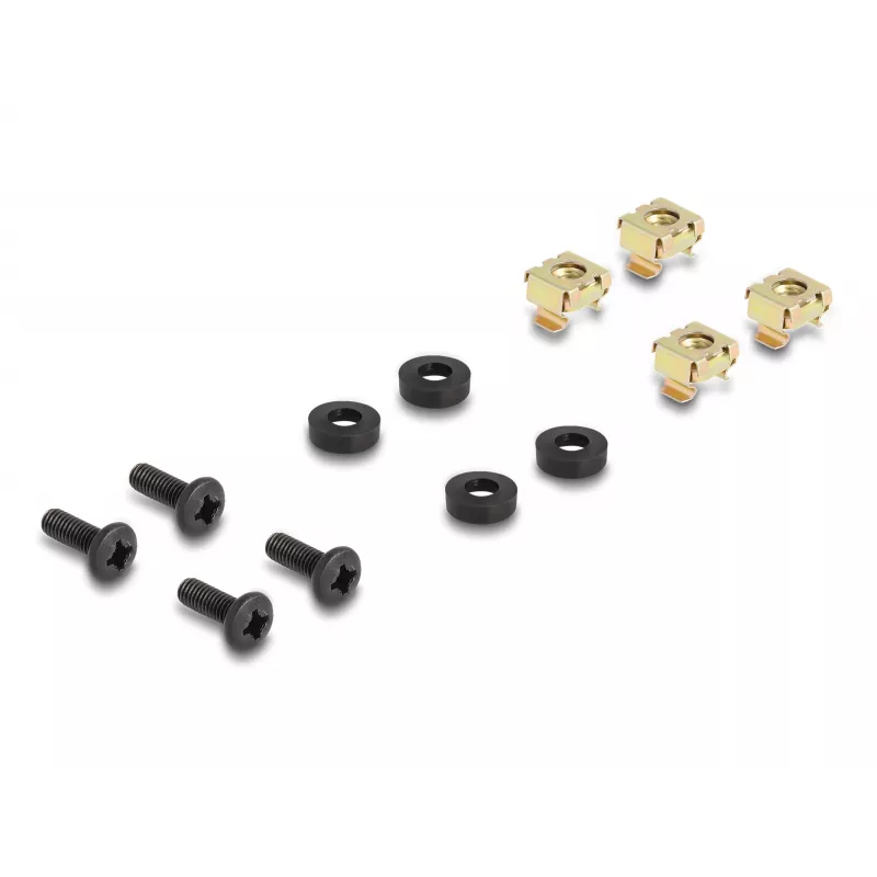 Barra de escovas DeLOCK 66750 cinzento metal nylon 19 polegadas