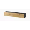 Conjunto de armários de sala Cama VIGO 23 preto/carvalho wotan