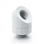 Conector rotativo de 45° BitsPower Artemis – branco ártico (BPM-AT45R-WH)