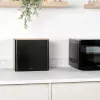 Conjunto de caixas para pão Salter BW129001EU7 preto 4 peças – recipientes para pão e produtos de padaria
