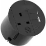 Tomada Bachmann LOOP IN CHARGE UK 1xUSB 22W — carregador de rede com saída USB