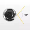 Óculo mágico digital Yale 45-0500-1432-00-6011 — LCD 8,13 cm, ângulo de visão 105°, ângulo 110°, preto, 2×AAA