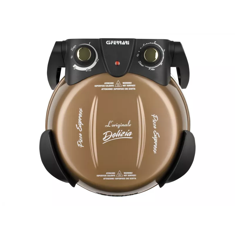 Máquina de pizza G3 Ferrari Delizia 1 pizza 1200W preta bronze