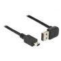 Cabo USB DeLOCK 1 m USB 2.0-A para Mini-USB B preto