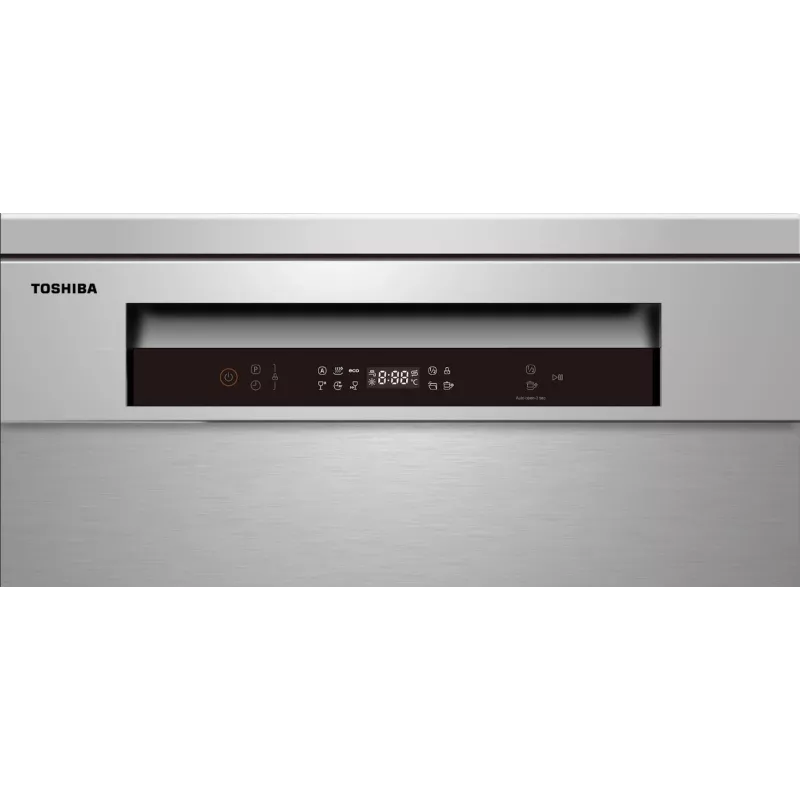 Toshiba DW-14F5EE(S)-PL máquina de lavar loiça de instalação livre, 60 cm, 14 conjuntos, prateada
