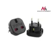 Adaptador de viagem de ficha UK EU PL