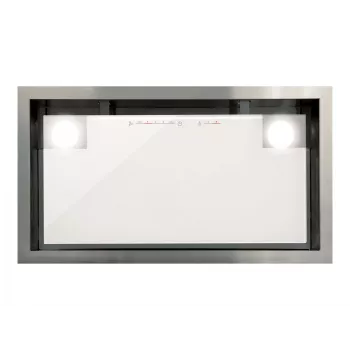 Exaustor de parede CATA GC DUAL A 45 XGWH, classe de eficiência energética A, largura 45 cm, 820 m3/h, controlo tátil, LED, vidro branco