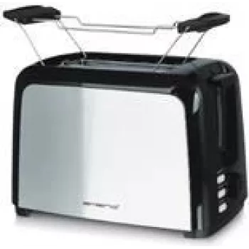 Torradeira Triton TO-123924 — 2 fatias, 750 W, preto e aço inoxidável