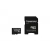 Cartão de memória flash Transcend 4GB MicroSDHC Class 10 com adaptador