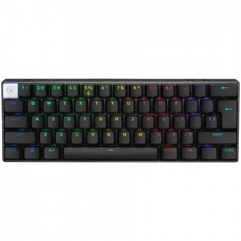 LOGITECH PRO X 60 LIGHTSPEED Teclado gaming sem fios (tátil) - PRETO - PAN - 2,4 GHZ/BT - EMEA28i-935 - INTERRUPTOR TÁTIL