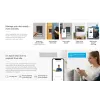 Videoporteiro monitor tátil EZVIZ 7 polegadas modelo 318500248 — controlo separado para 2 unidades familiares