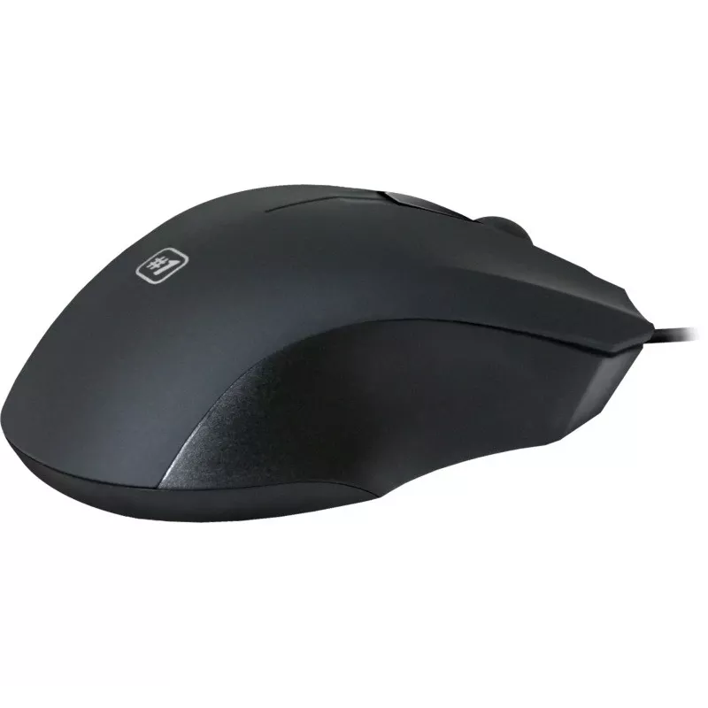 Rato ótico com fios DEFENDER MM-310 USB Type-A, 1000 DPI, ambidestro, 2 botões, preto, cabo de 1,35 m