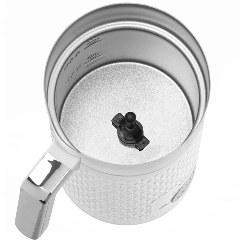 Espumador de leite automático Adler AD 4494 Metallic White — 130 ml de espuma, 300 ml de aquecimento, 500 W