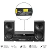 Sistema de áudio AKAI AM-301 BK Music Center – aparelho de áudio doméstico compacto