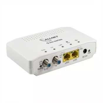 Conversor de ponte G.HN ALLNET ALL-GHN102v2 conjunto ponto-a-ponto coaxial