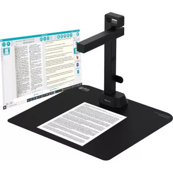 Digitalizador de documentos A3 I.R.I.S. 462992 — CMOS de 32 MP, digitalização máx. 420×297 mm, 4608×3456 px, USB, preto, 1,15 kg