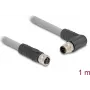 Cabo sensor/atuador DeLOCK 1 m RST M12 cinzento 80546