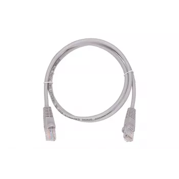 Cabo de patch LAN Extralink Cat5e UTP 1 m, RJ-45 a RJ-45, cinzento