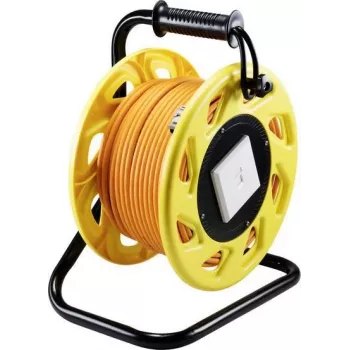 Cabo de extensão RJ45 SpeaKa Professional [1x ficha RJ45 – 1x conector fêmea RJ45] laranja redondo 90,00 m (SP-8905328)