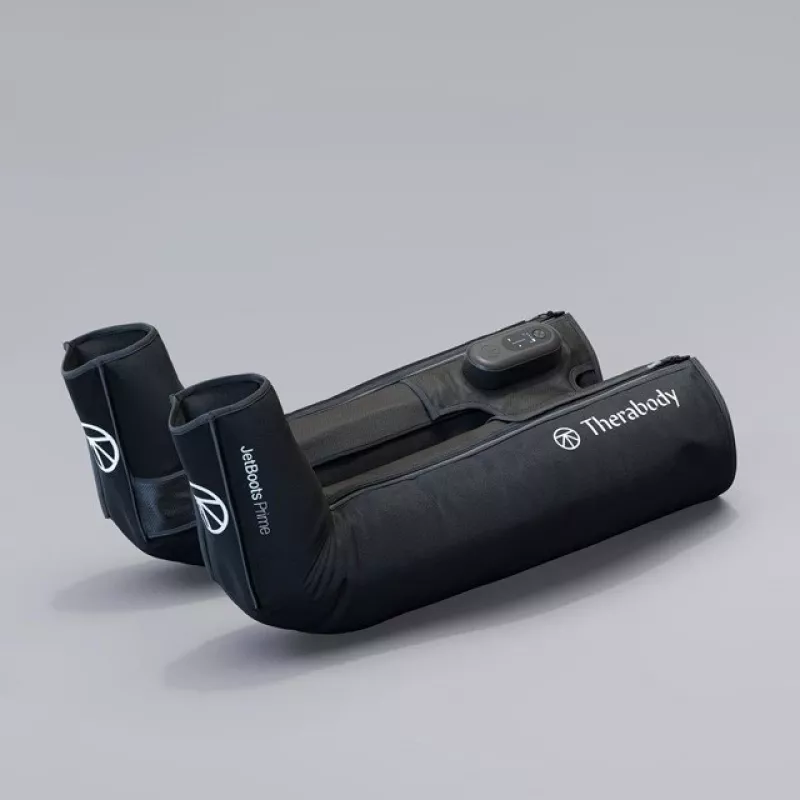 Therabody RecoveryAir JetBoots Prime, tamanho S, pretas