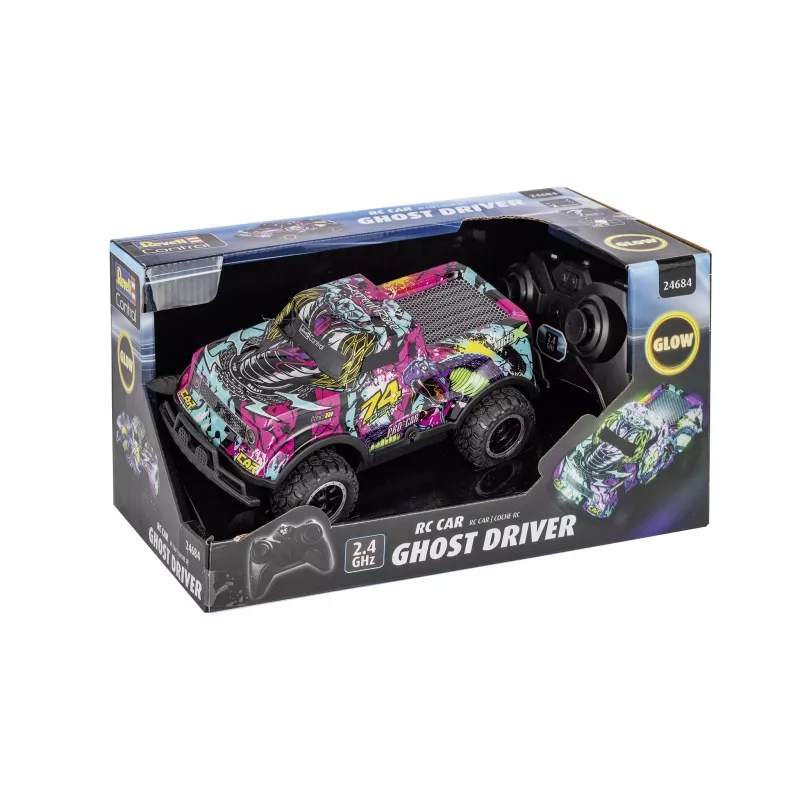 Carro RC Ghost Driver - Violeta