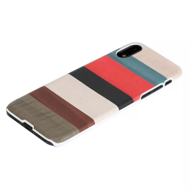 Capa para smartphone man and wood para iPhone XR — capa de proteção branco coral
