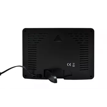 Estação meteorológica BLAUPUNKT WS30BK com sensor exterior sem fios, LCD a cores, relógio, alarme, barómetro, °C, 1 sensor