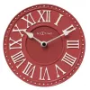 Relógio de parede NeXtime 5187ro London Tisch, Ø16 cm, vermelho/branco